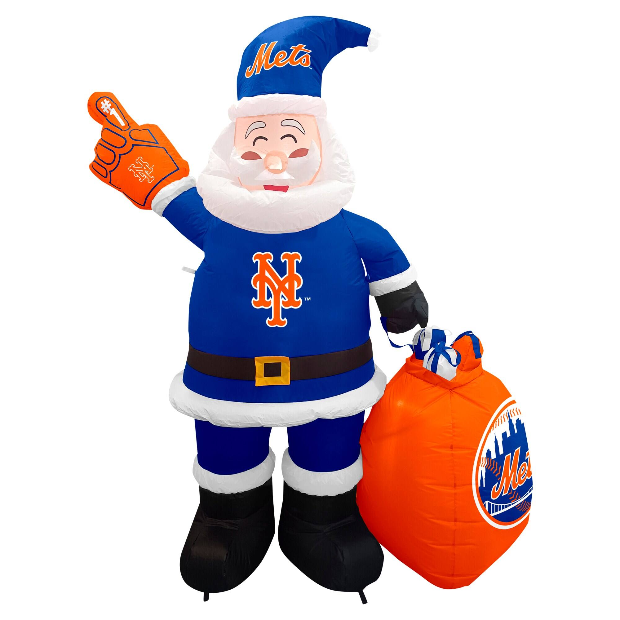 Front. Logo Brands - 7' Inflatable Santa - Multicolor.