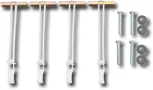 Front. Chief - Chief Metal Stud Anchor Kits - Black.