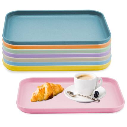 Front. Paradigms Interiors - Plastic Art Trays Stackable Activity Tray Crafts Organizer Serving For Diy Projects Painting Beads Organizi... - 12.2 x 8.9 Inches.