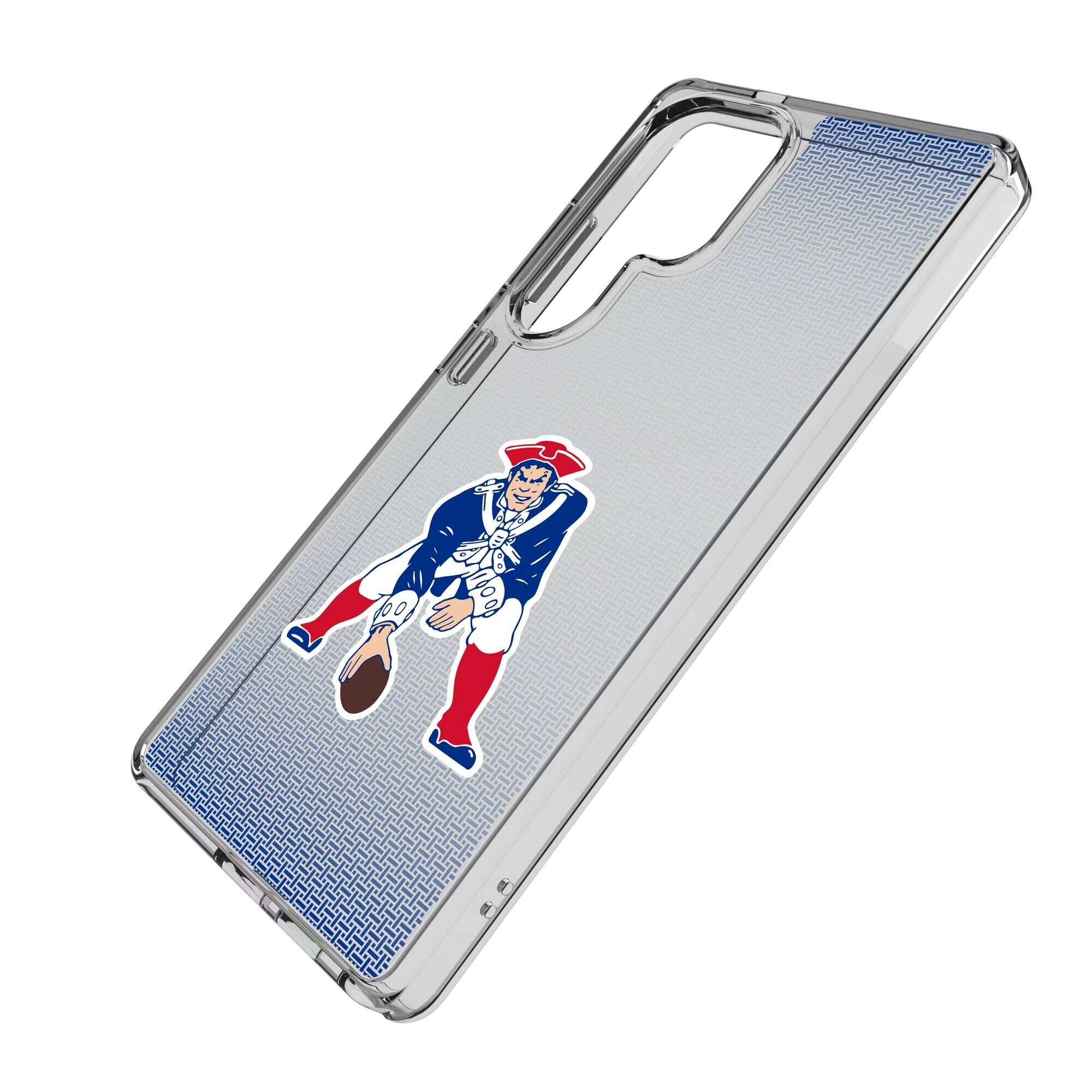 Alt View 1. Keyscaper - Linen Logo Galaxy Clear Case - S21 Plus - Multicolor.