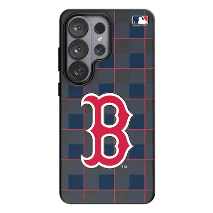 Front. Keyscaper - Plaid Galaxy Magnetic Bump Case - S25 Ultra - Black.