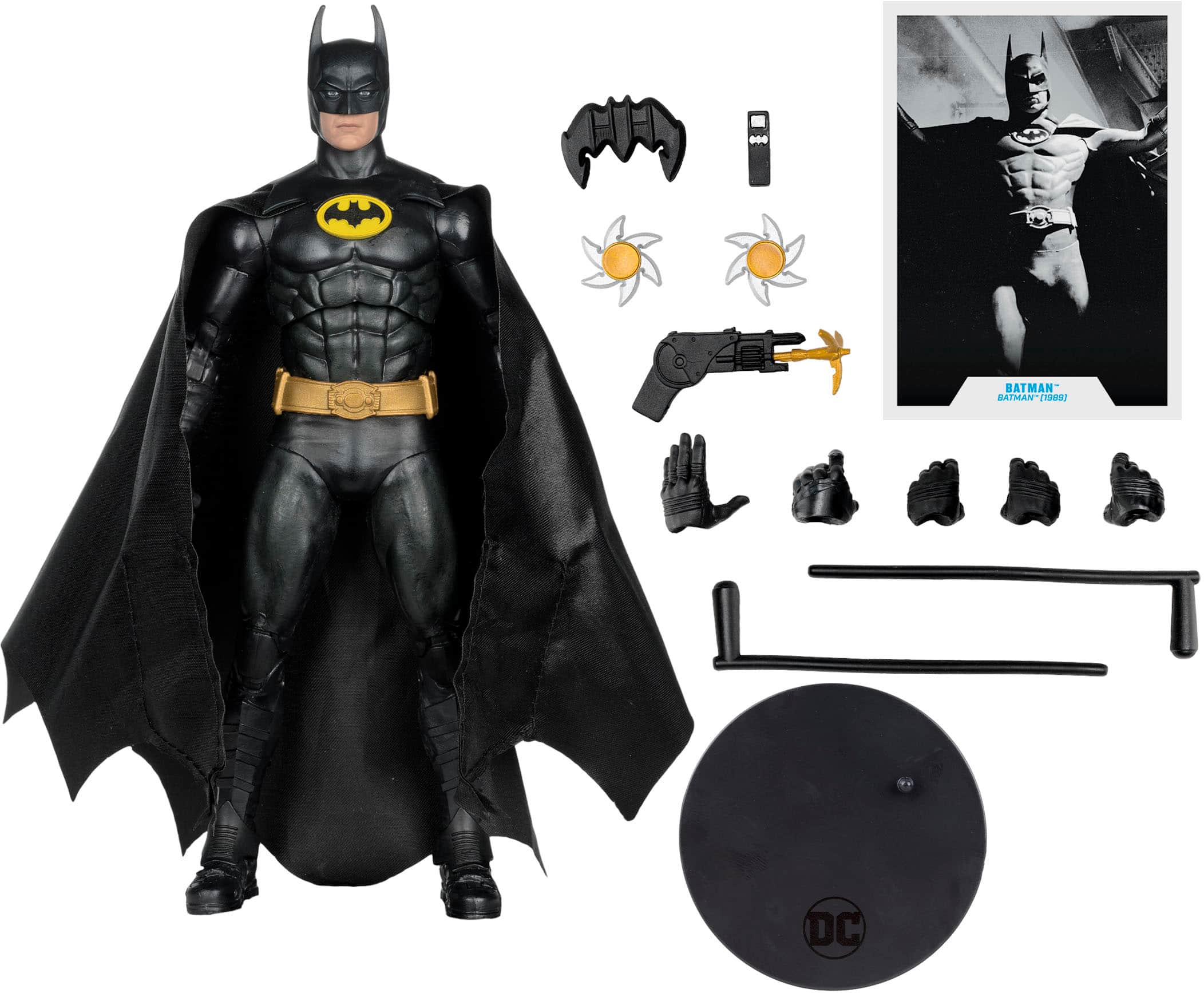 McFarlane Toys - DC Multiverse Batman (1989) 7" Action Figure - Front_Zoom