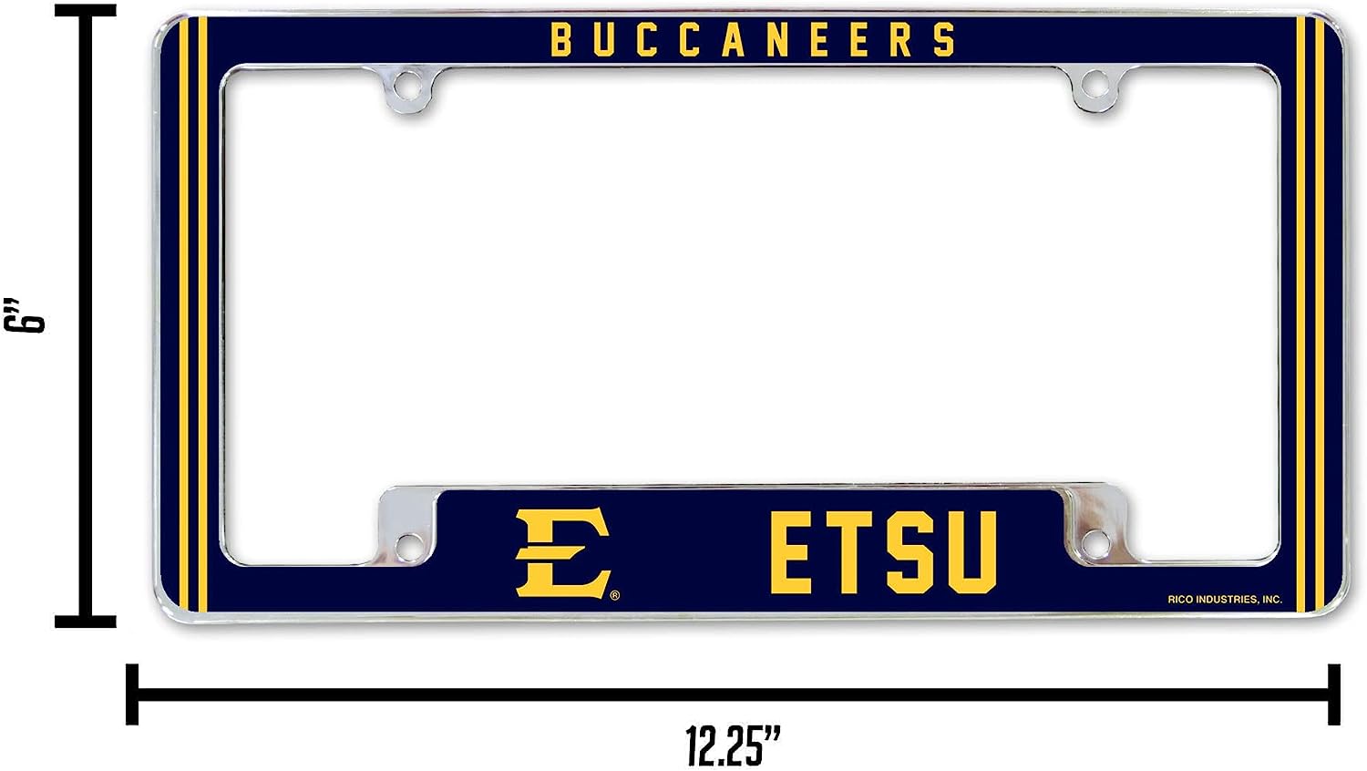 6" | BUCCANEERS ETSU 12.25" RICO INDUSTRIES, INC.