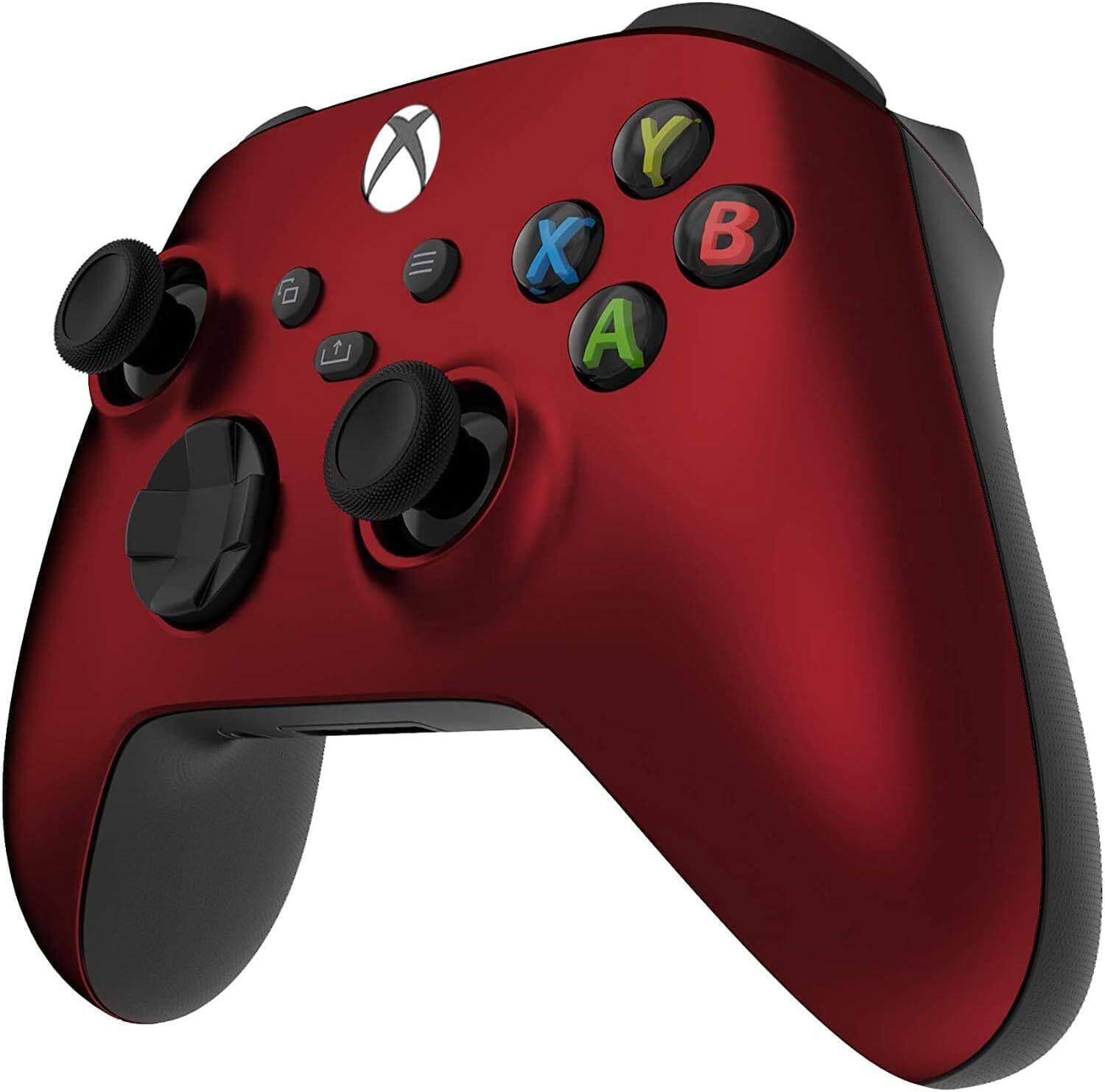 Angle. Custom Controllerzz - Custom Wireless Controller for Xbox Series X|S, Xbox One, & PC - Red.