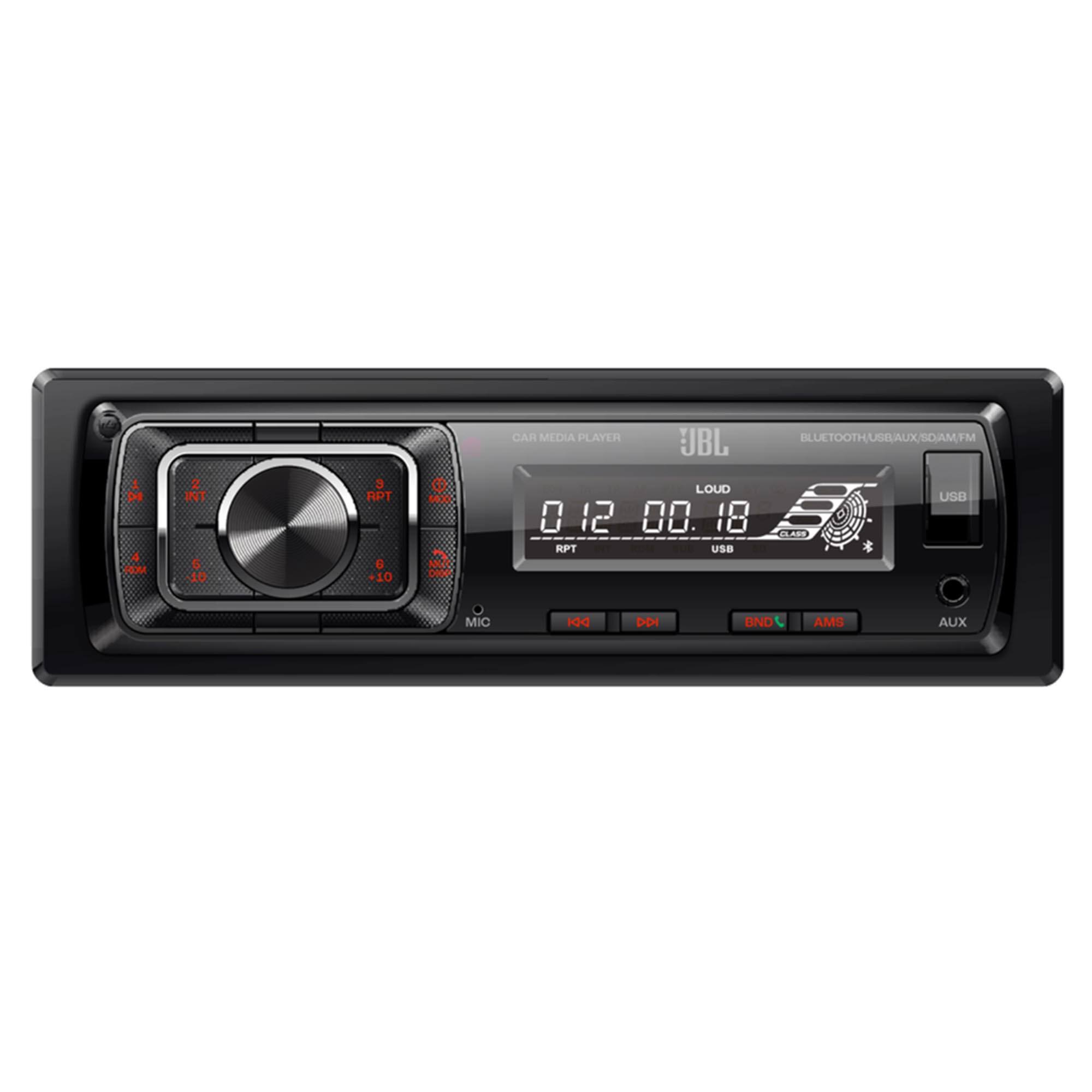 CAR MEDIA PLAYER  
JBL  
BLUETOOTH/USB/AUX/SD/AM/FM  
LOUD  
USB  
MIC  
AUX