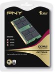 Front Standard. PNY - 1GB PC5300 DDR2 Laptop Memory.