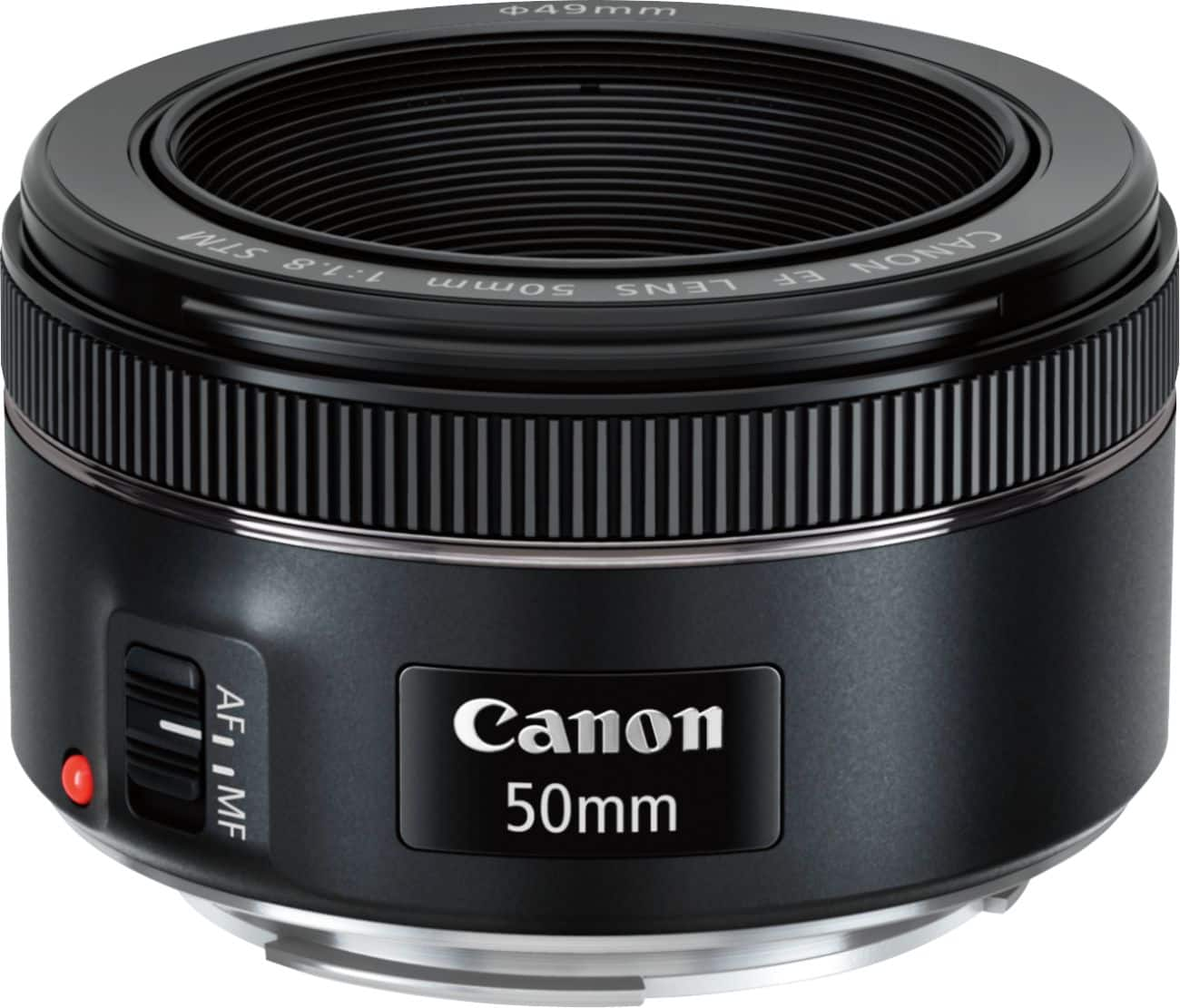 Canon EF50mm F1.8 STM Standard Lens for EOS DSLR Cameras Black