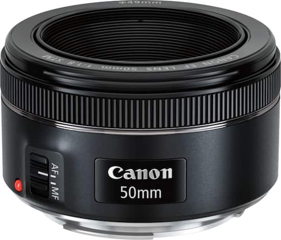 Canon EF50mm F1.8 STM Standard Prime Lens for EOS DSLR Cameras 