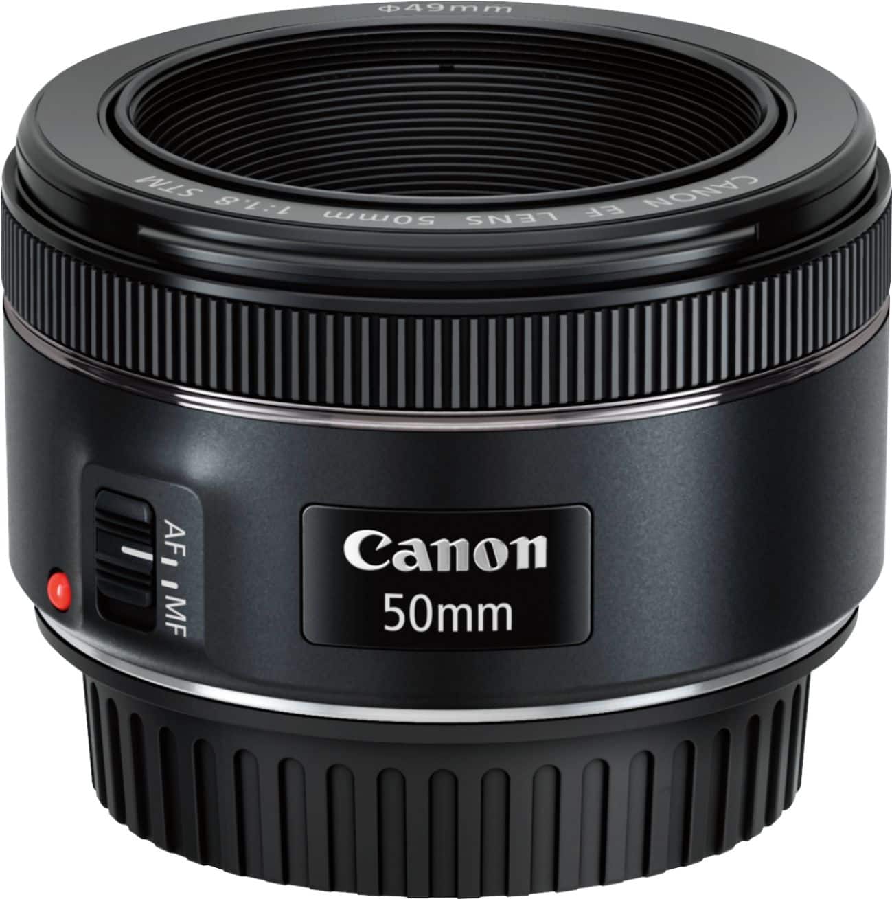 Alt View 12. Canon - EF50mm F1.8 STM Standard Prime Lens for EOS DSLR Cameras - Black.