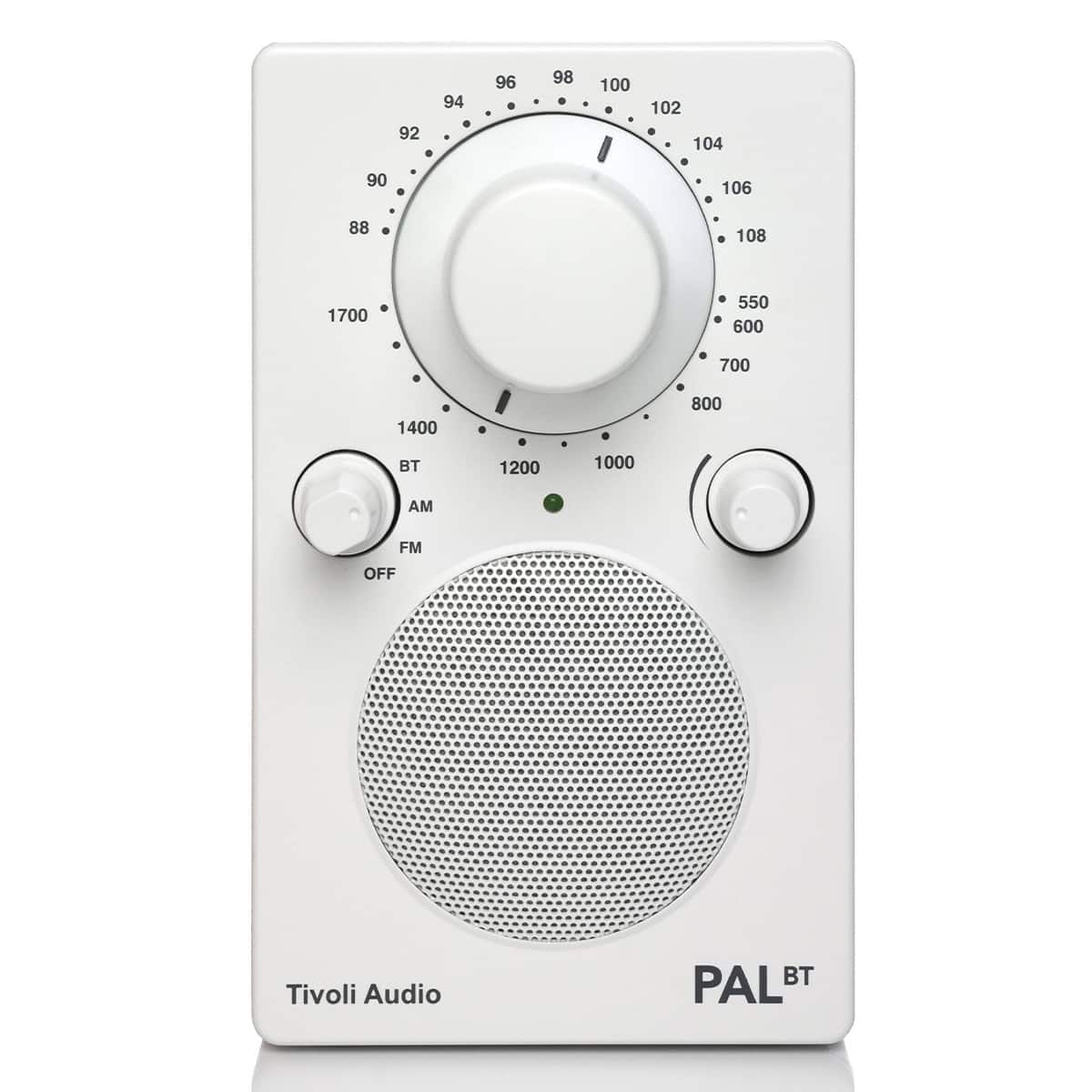 Tivoli Audio - PAL BT Bluetooth AM/FM Portable Radio & Speaker - White
