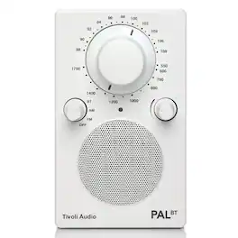 Tivoli Audio - PAL BT Bluetooth AM/FM Portable Radio & Speaker - White