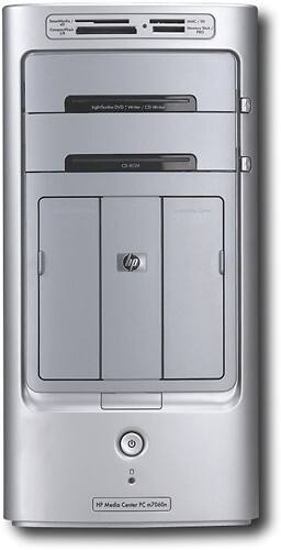 Front Standard. Hewlett-Packard - Pavilion E6400 Media Center TV Desktop.
