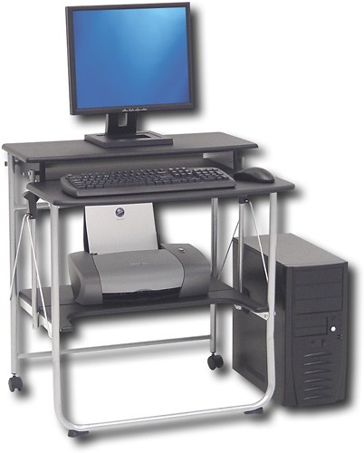 Best Buy Studio Rta Studio Express Easy Fold Computer Desk Silver