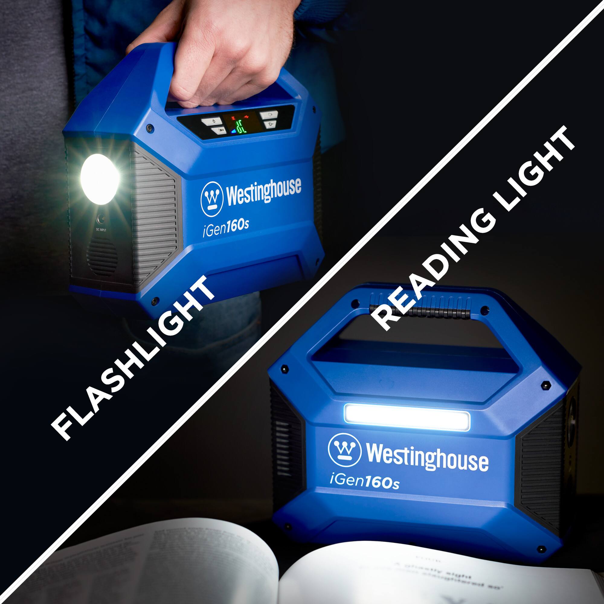 Westinghouse iGen160s READING FLASHLIGHT