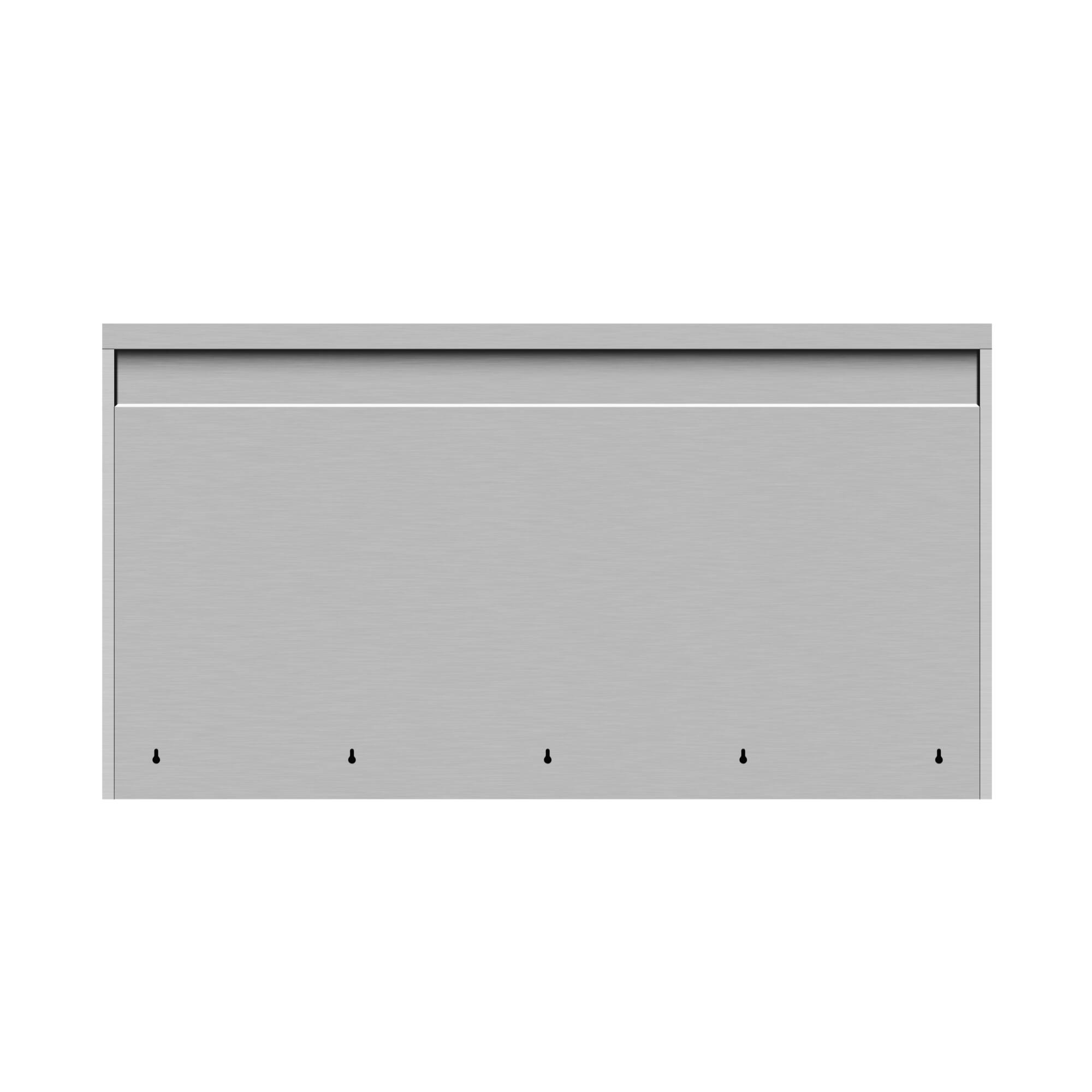 Alt View 8. Koolmore - 60 in. Kitchen Wall Cabinet with Hinged Doors and 2 shelves in Stainless-Steel (KM-WMC-1560-S) - Stainless-Steel.
