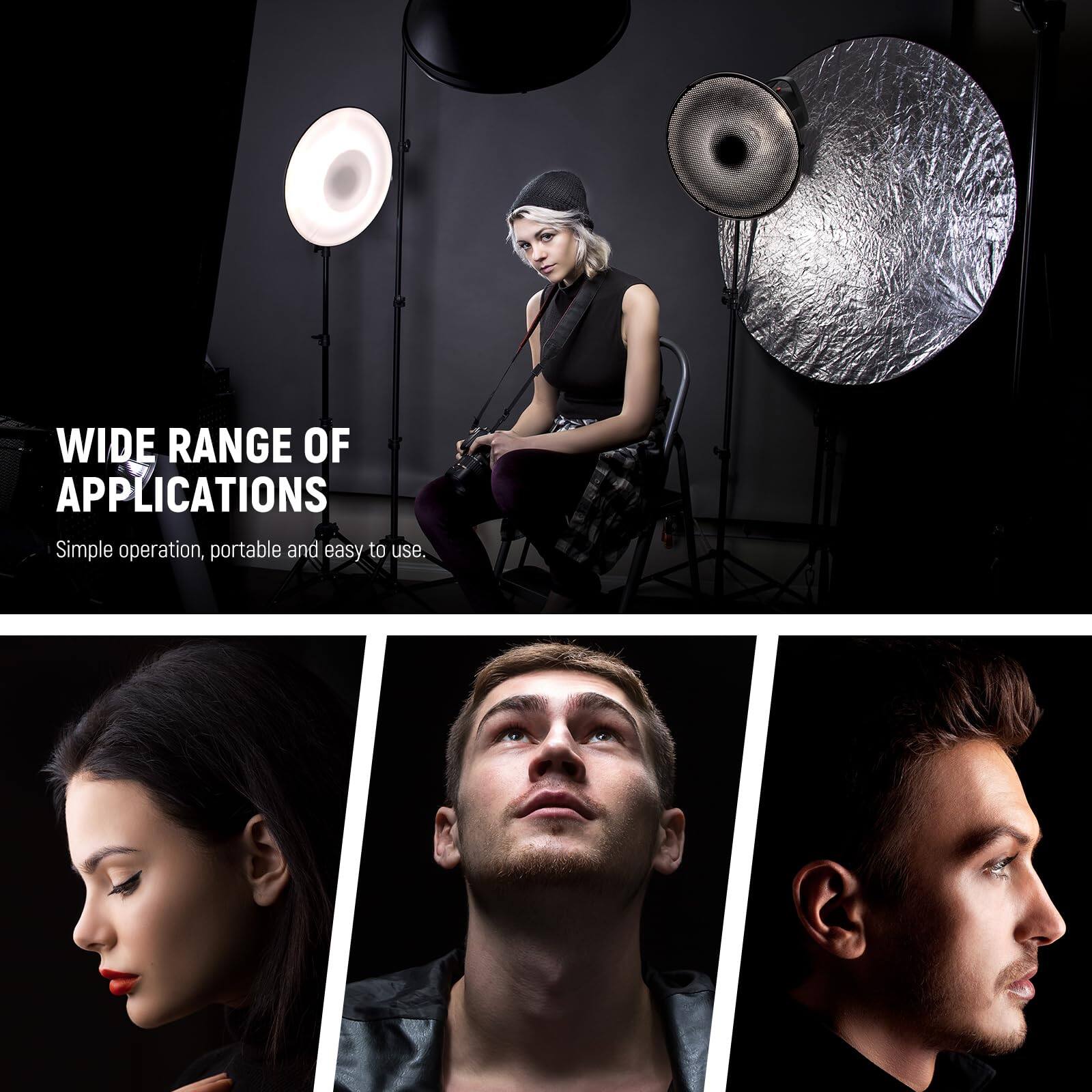 WIDE RANGE OF APPLICATIONS  
Simple operation, portable and easy to use.