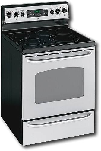 Angle Standard. GE - CleanDesign 30" Self-Cleaning Freestanding Electric Range - Stainless-Steel.