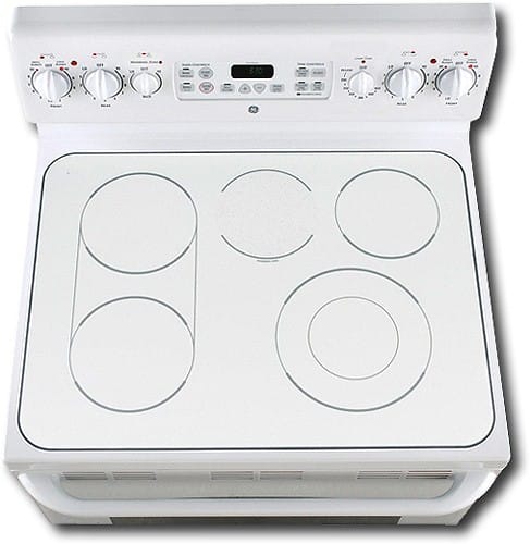 Best Buy: GE 30" Self-Cleaning Freestanding Electric Range True White ...