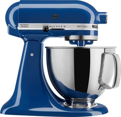 KitchenAid - KSM150PSBW Artisan Series Tilt-Head Stand Mixer-Front_Standard 