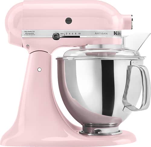 KitchenAid - KSM150PSPK Artisan Series Tilt-Head Stand Mixer - Pink-Angle_Standard 