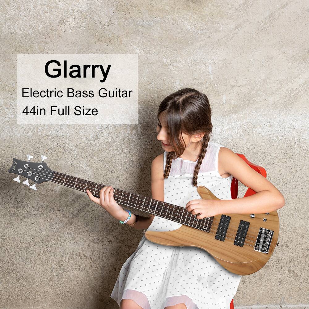 Glarry  
Electric Bass Guitar  
44in Full Size