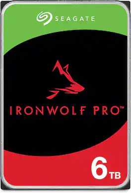 Seagate - IronWolf Pro ST6000NE000 6 TB Hard Drive - 3.5" Internal - SATA (SATA/600) OEM
