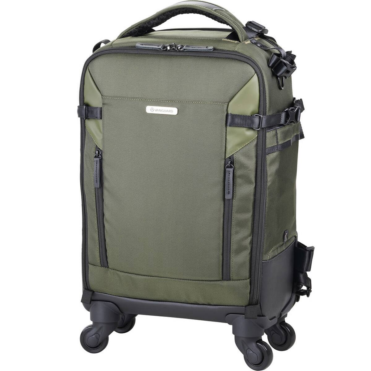 Alt View 2. Vanguard - Vanguard VEO SELECT 55T Trolley Backpack, Black, Green.