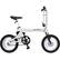 Front. GoTrax - Shift S1 Foldable Ebike w/ 15 mile Max Operating Range and 20 MPH Max Speed - White.
