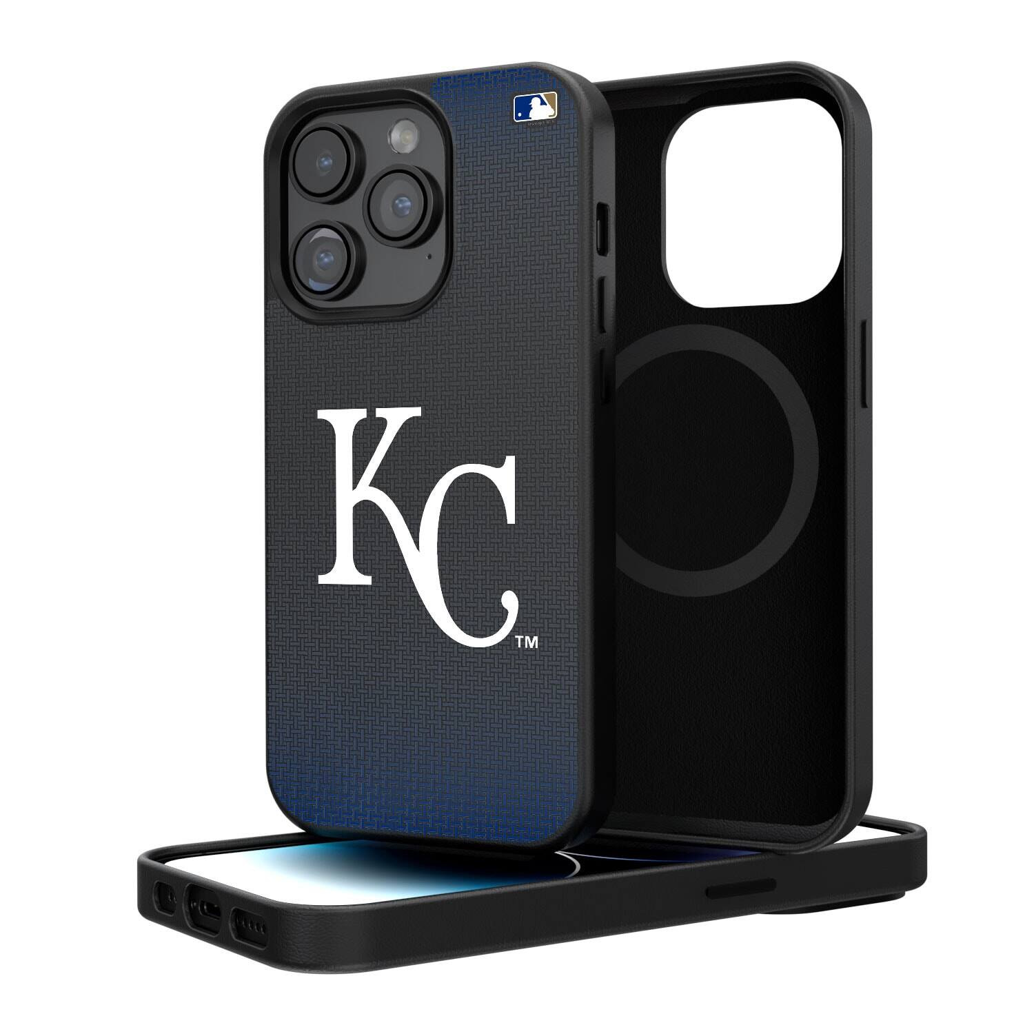 Keyscaper - MLB - Kansas City Royals Linen Logo iPhone Magnetic Bump Case - 15 Pro - Black price history on PriceWatchPro