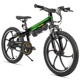 JOYSTAR - STARMOTO Electric Bike 250W, 20 Inch Ebike, 24V 5.2Ah Removable Battery, Commuter Electric Bicycle, 15.5 MPH - Green