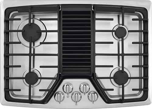 Frigidaire - 30" Gas Cooktop - Stainless Steel - Larger Front