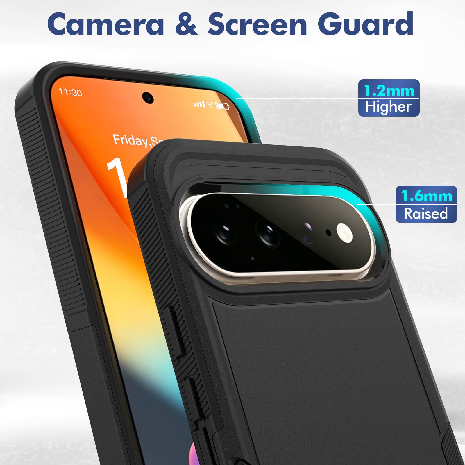 Camera & Screen Guard

11:30

1.2mm Higher

Friday 1

1.6mm Raised