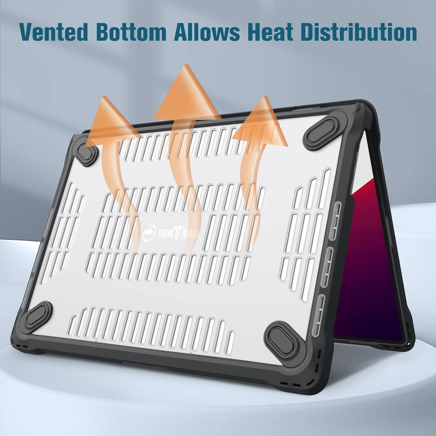 Vented Bottom Allows Heat Distribution