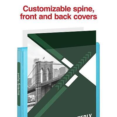 Customizable spine, front and back covers

Report Quarterly