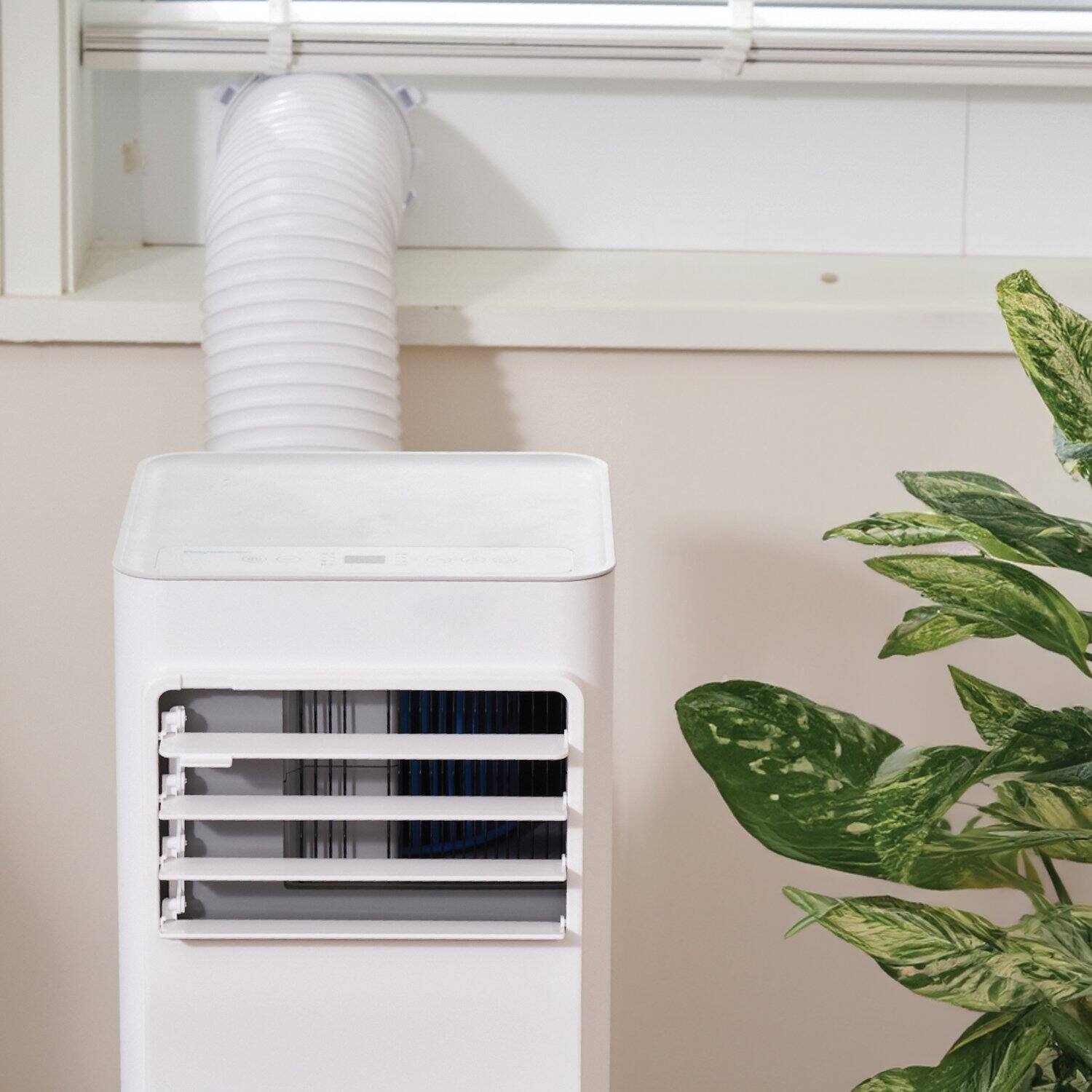 Alt View 9. Keystone - Keystone 5,000 BTU DOE/8,500 BTU ASHRAE 250 Sq. Ft. Portable Air Conditioner with Remote - White.