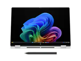 HP - OmniBook X Laptop Computer 16" 2K Touch Screen Intel Core Ultra 5 16 GB - Glacier silver aluminum