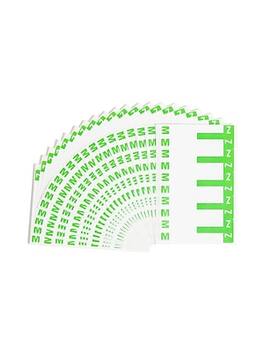 Smead - AlphaZ NCC Hand Written Identification & Color Coding Label, 3 5/8" x 1 5/32", Light Green/White, 100/Pack (67164) - Multicolor