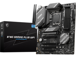 MSI - B760 GAMING PLUS WIFI LGA 1700 DDR5 ATX - SATA 6Gbps, Wi-Fi 6E, PCIe 4.0