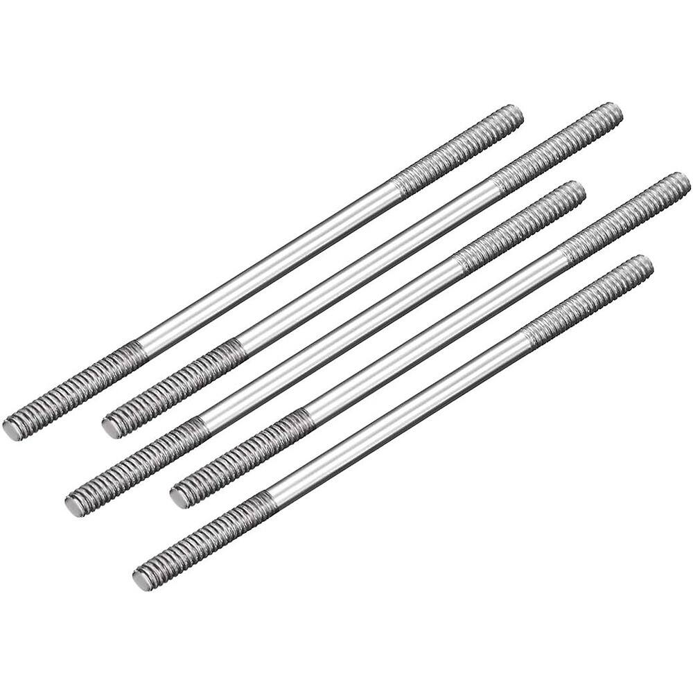 Front. RTMB - 5-Pack Stainless Steel Pushrod Connectors – RC Boat, Car, Airplane, Copter - Silver.