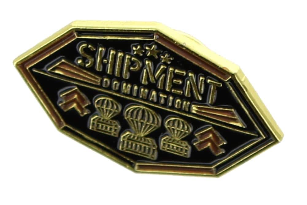 Huge Crate - Call of Duty Domination Pin Badge - Gold