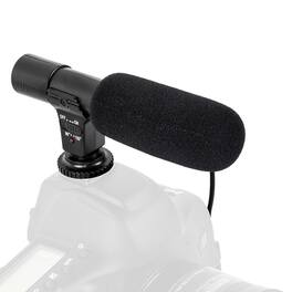Generac - Ultimaxx Professional Condenser Microphone For DSLR Nikon Canon Sony Pentax