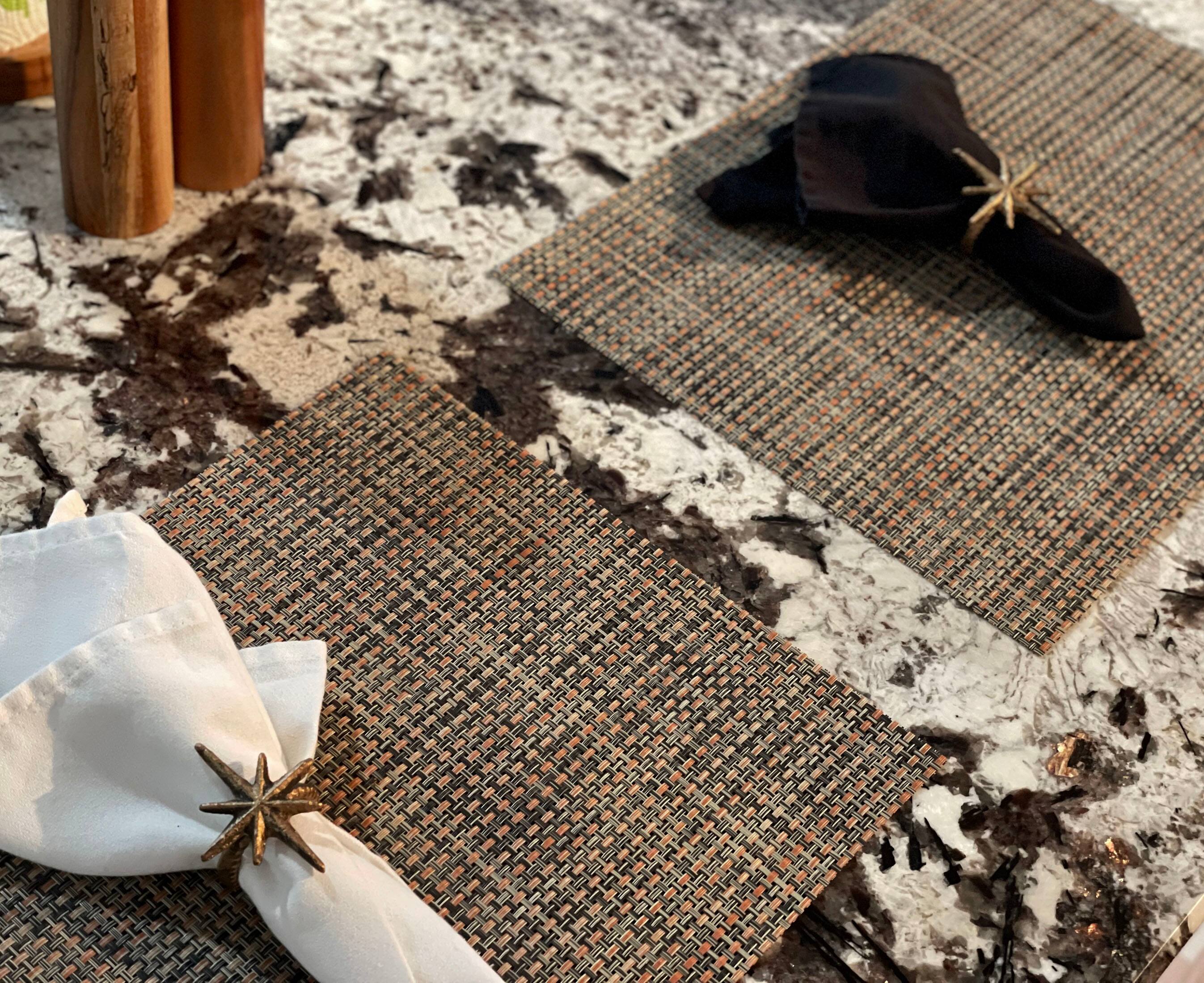 Alt View 4. Zeckos - Set of 6 Gold Cast Iron Mid Century Modern Starburst Napkin Rings Dining Decor - Gold.