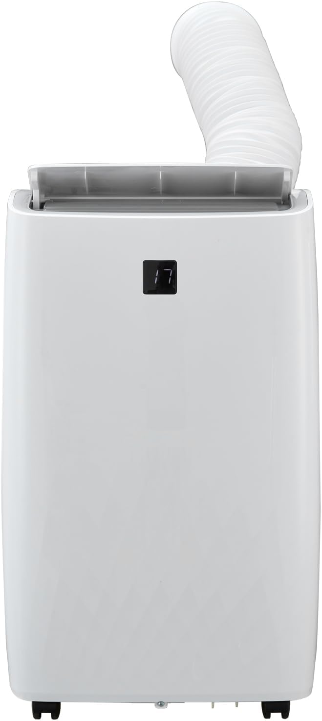 Front. Homhougo - 12,000 BTU 3-in-1 Portable AC, Cools Up to 750 Sq.Ft, Quiet, Dehumidifier, Sleep Mode, Timer, Remote Control.