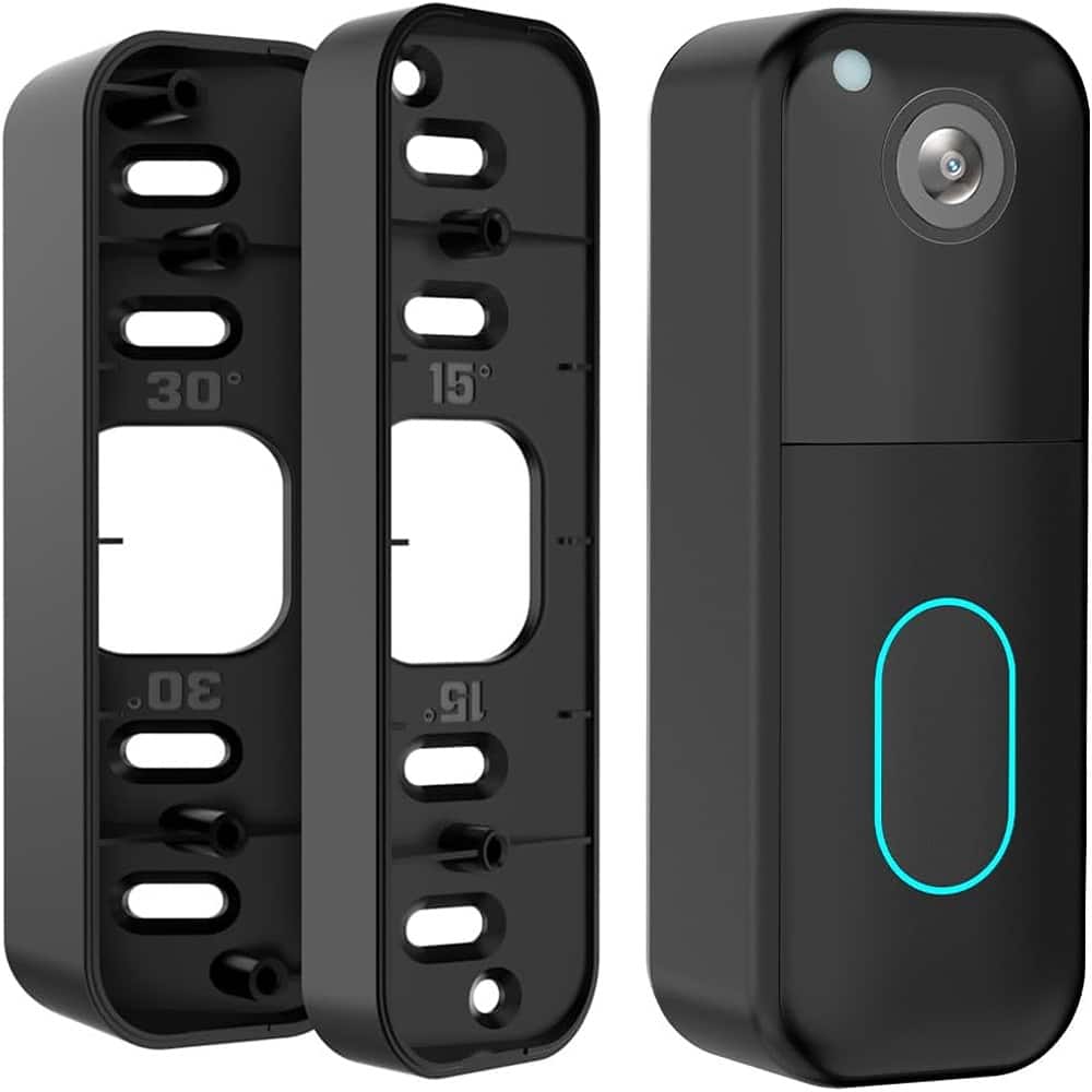 Schertz - Blink Doorbell Mount – Adjustable (15-45°) Corner Mount - Black