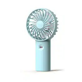 Cluzine - Rechargeable Handheld Fan, 3 Speeds, 6000mAh Battery, Removable Cover for Home Outdoor Travel