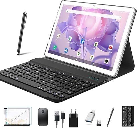ANTEMPER Newest Android Tablet 10.1 Inch, 16GB RAM+128GB ROM(1TB