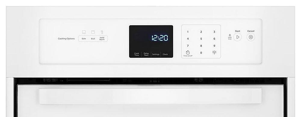 Alt View 13. Whirlpool - 24" Built-In Single Electric Wall Oven - White.