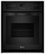 Front Zoom. Whirlpool - 24" Built-In Single Electric Wall Oven - Black.