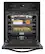 Alt View 12. Whirlpool - 24" Built-In Single Electric Wall Oven - Black.