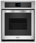 Front Zoom. Whirlpool - 24" Built-In Single Electric Wall Oven - Stainless Steel.